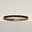 Parade belt buckle & Hermès sur Mer reversible leather strap 24 mm, View: , view 2 of 3