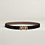 Parade belt buckle & Reversible leather strap 24 mm, View: , view 1 of 3