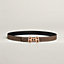 Parade belt buckle & Reversible leather strap 24 mm, View: , view 2 of 3
