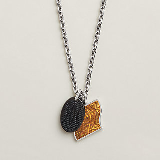 Hermes☆ネックレスParade Orange Pulpe パリ発 parade-necklace--100032FPC1-