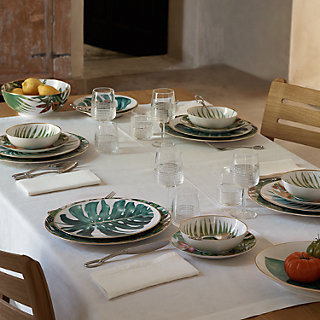 【LaGアウトレット】HERMES 皿 Rhythm Bread and Butter Plate Hermes Large Tart Platter Plate RHYTHM Rythme Porcelain