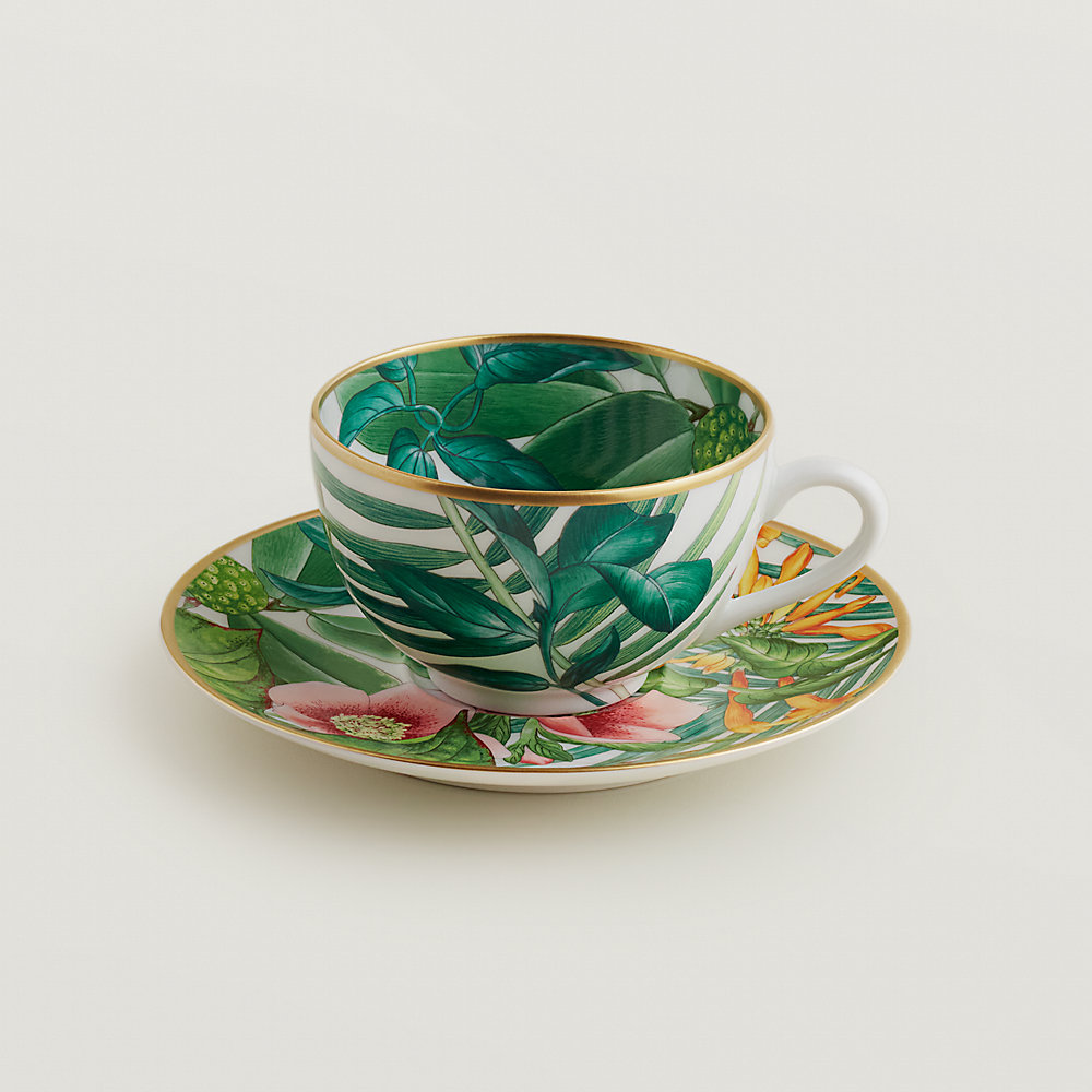 Passifolia tea cup and saucer | Hermès Mainland China