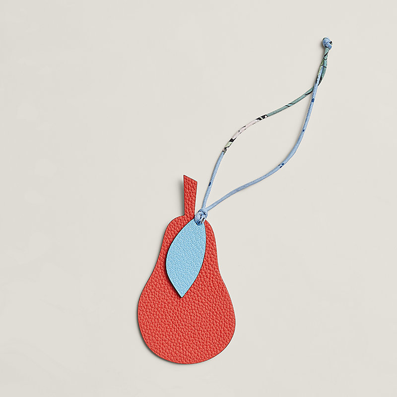 Pear and leaf charm