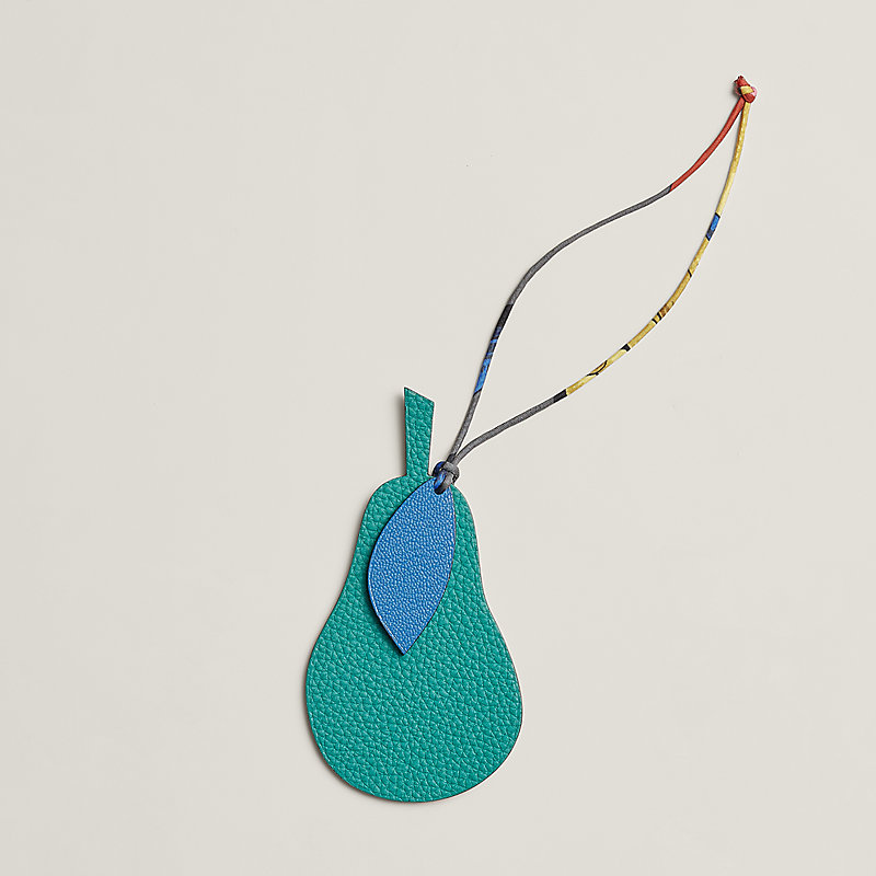 Pear and leaf charm