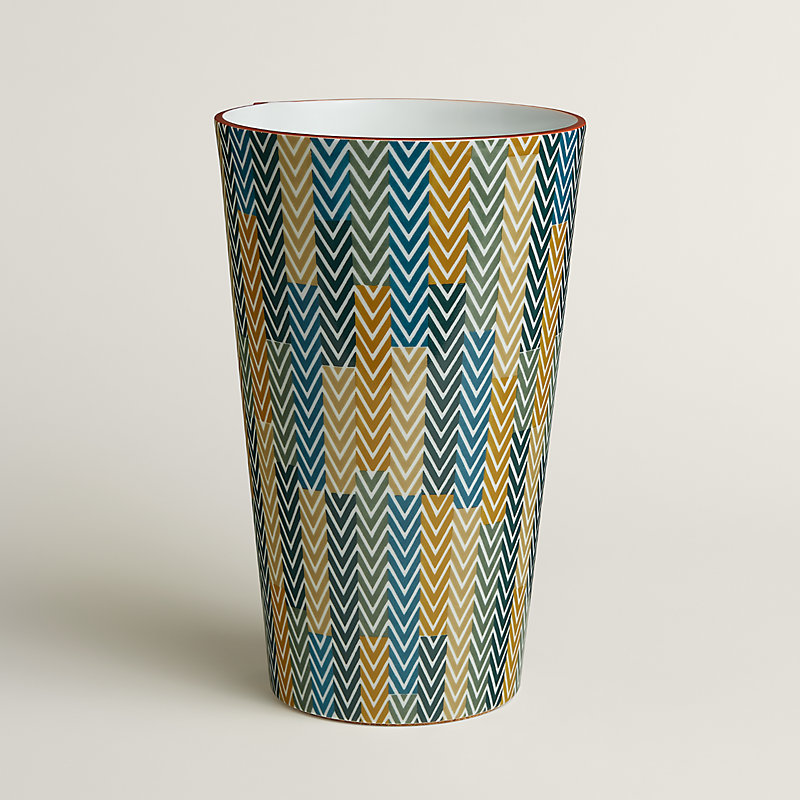 Perimetre Chevron Vibre high vase, large model