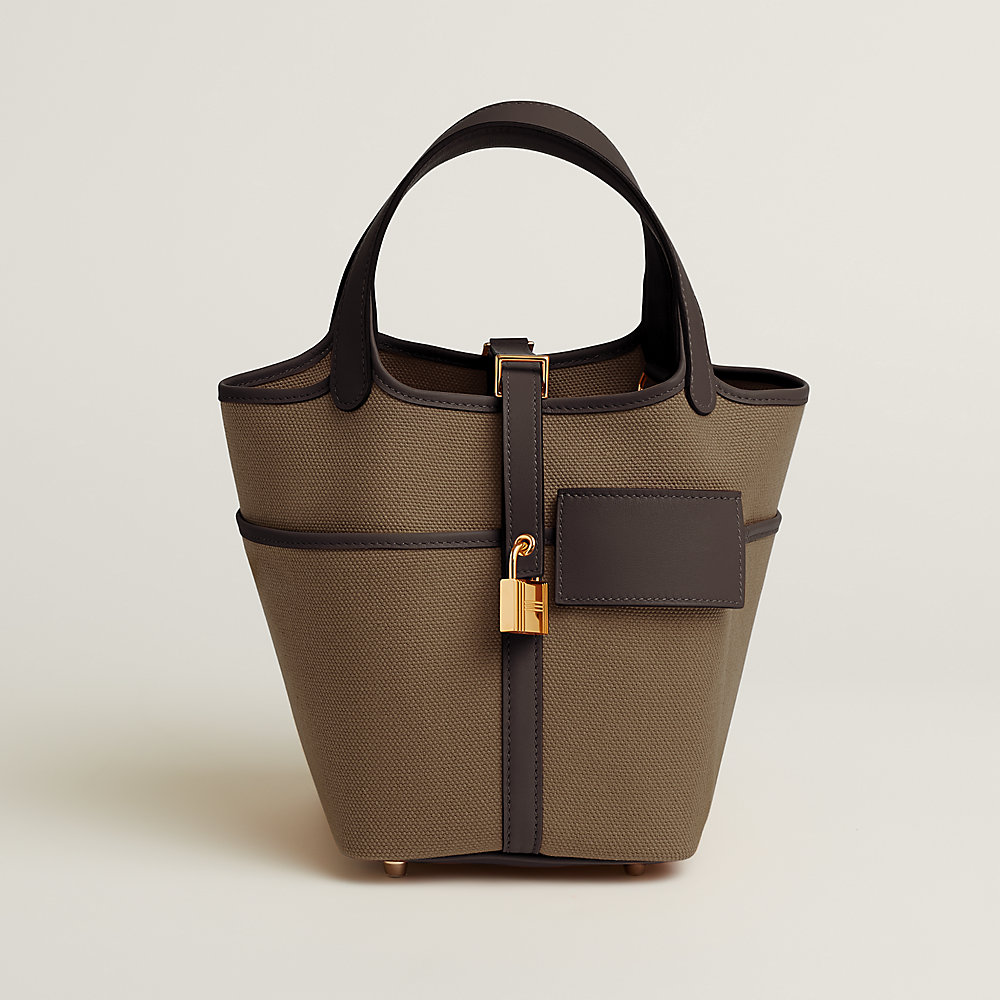 Picotin Lock 18 pocket bag - Brown | Hermès Mainland China