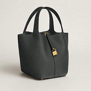 HERMES Picotin Lock 22 ショルダーバッグ Hermès Gold Clémence Picotin Lock 22