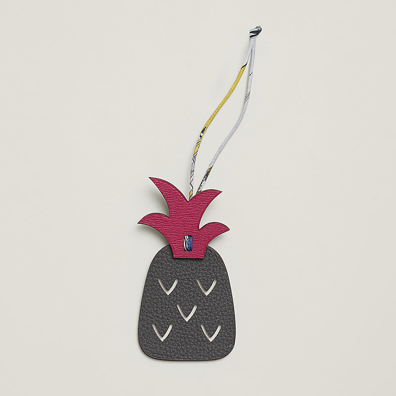 Pineapple and leaf charm