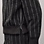 "Pinstripe" mock neck sweater, View: Worn, worn, view 6 of 7