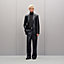 "Pinstripe" Stadium jacket, long model, View: Worn, worn, view 1 of 9