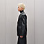 "Pinstripe" Stadium jacket, long model, View: Worn, worn, view 4 of 9