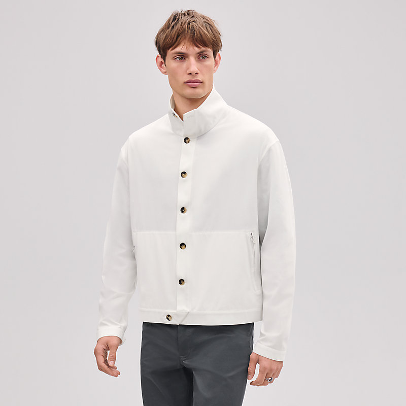 "Pique plie" buttoned jacket