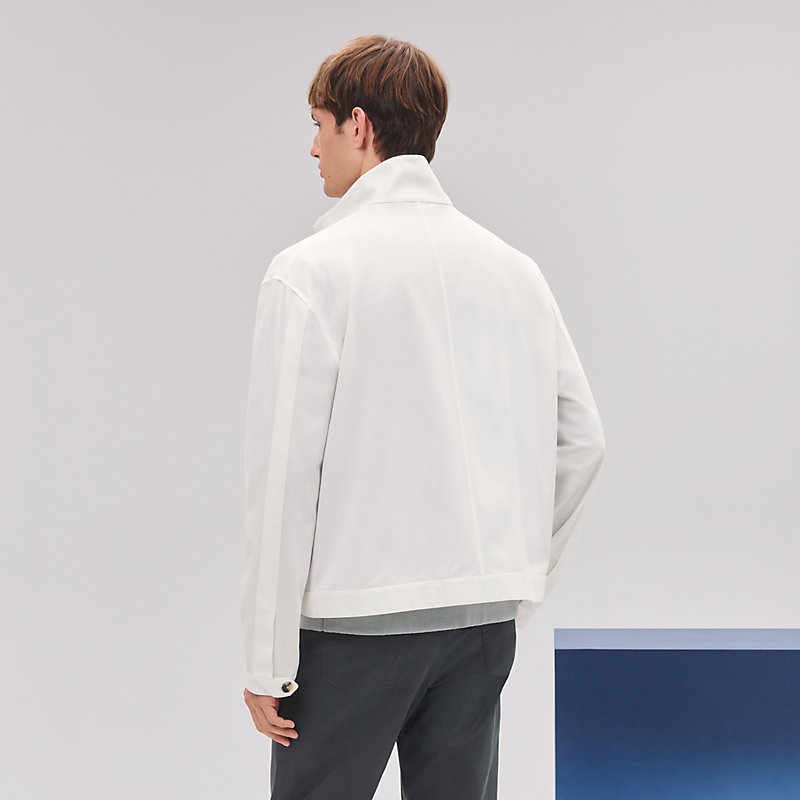 “Pique plie”纽扣夹克