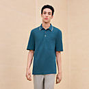 View: Worn, "Piqures sellier" polo shirt