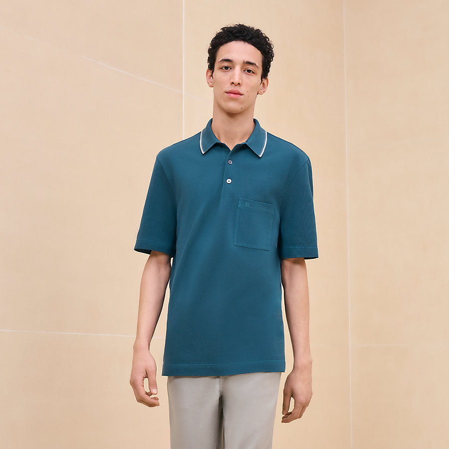 "Piqures sellier" polo shirt