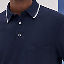 View: Worn, "Piqures sellier" polo shirt