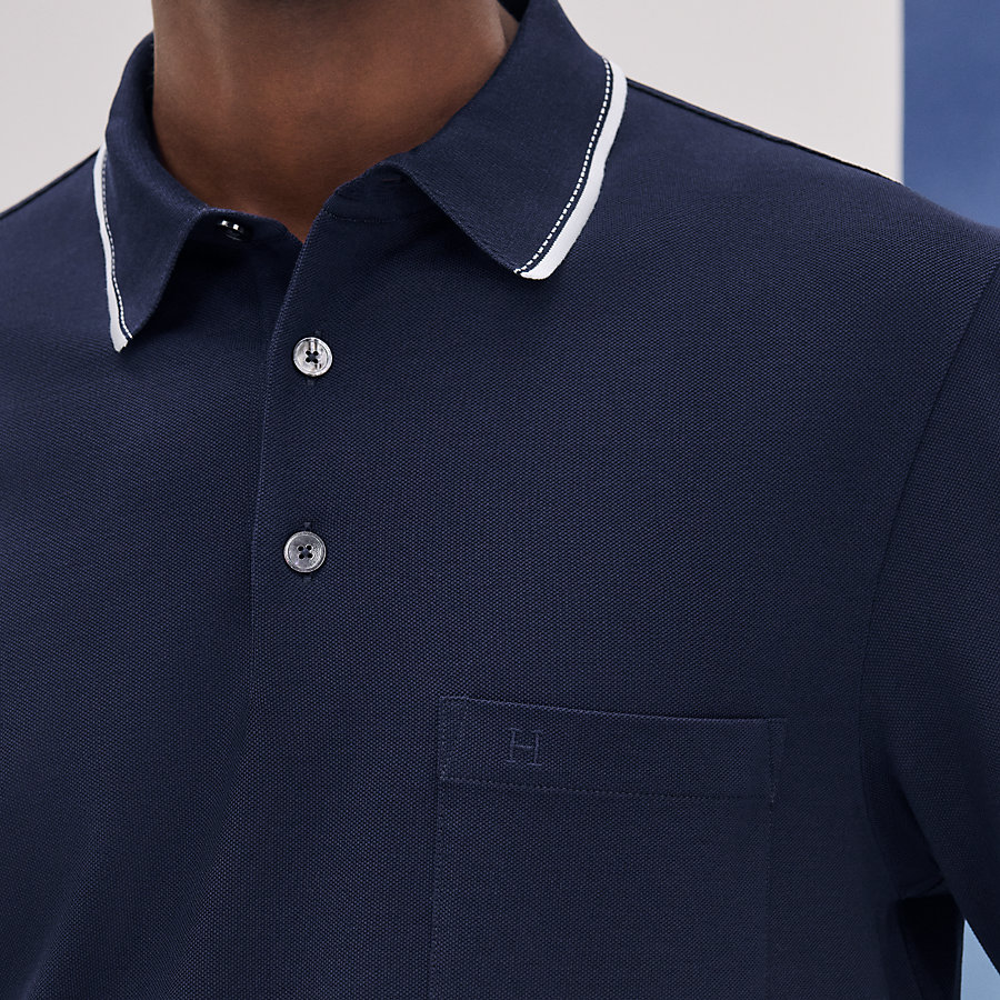 "Piqures sellier" polo shirt