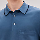 View: Worn, "Piqures sellier" polo shirt