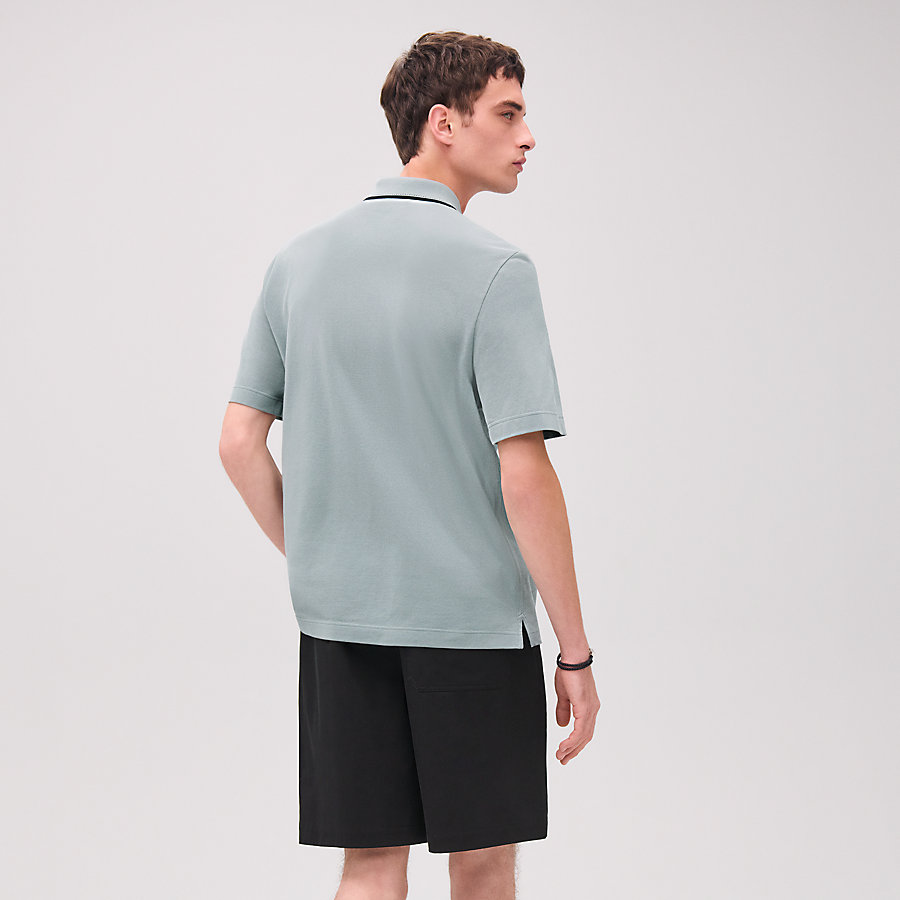 "Piqures sellier" polo shirt