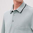 View: Worn, "Piqures sellier" polo shirt