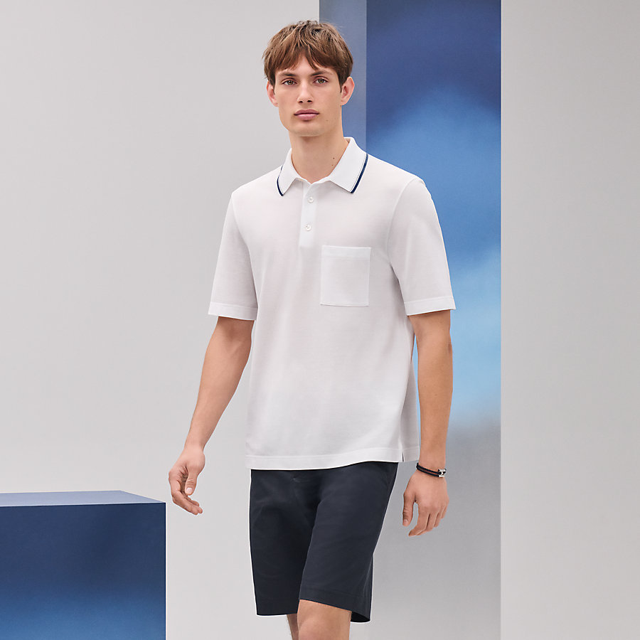 "Piqures sellier" polo shirt