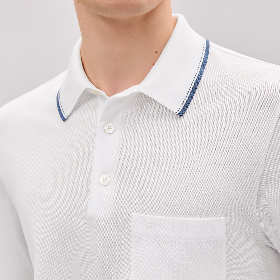 "Piqures sellier" polo shirt