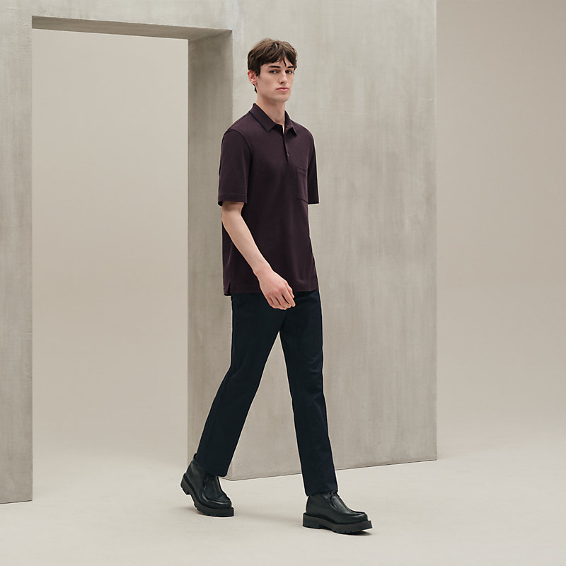 "Piqures sellier" polo shirt