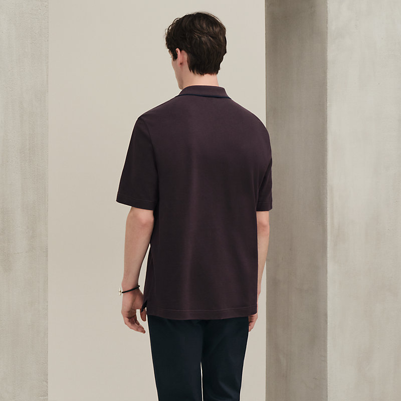 "Piqures sellier" polo shirt