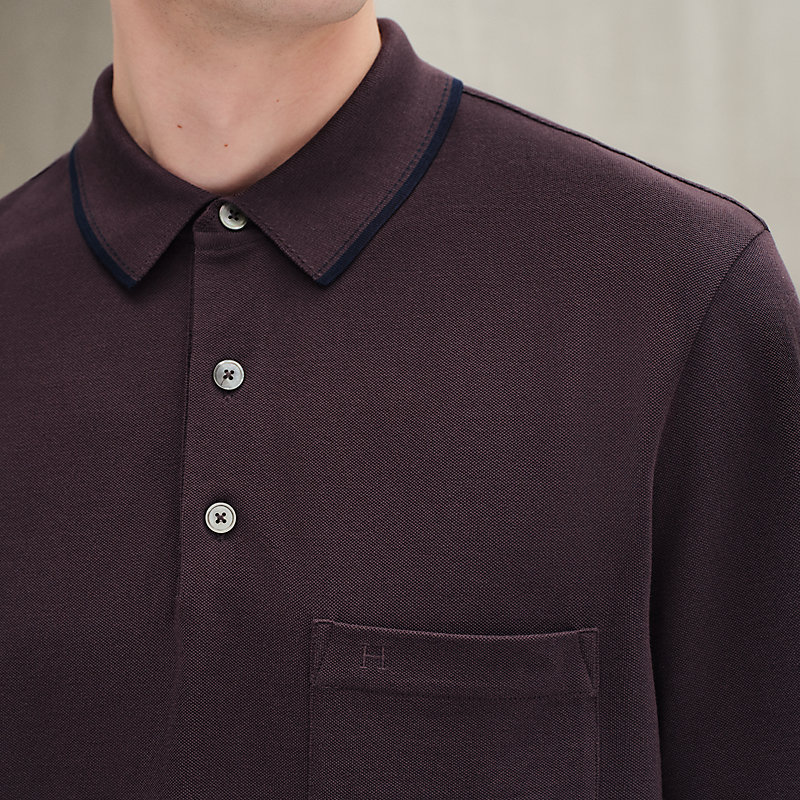 "Piqures sellier" polo shirt