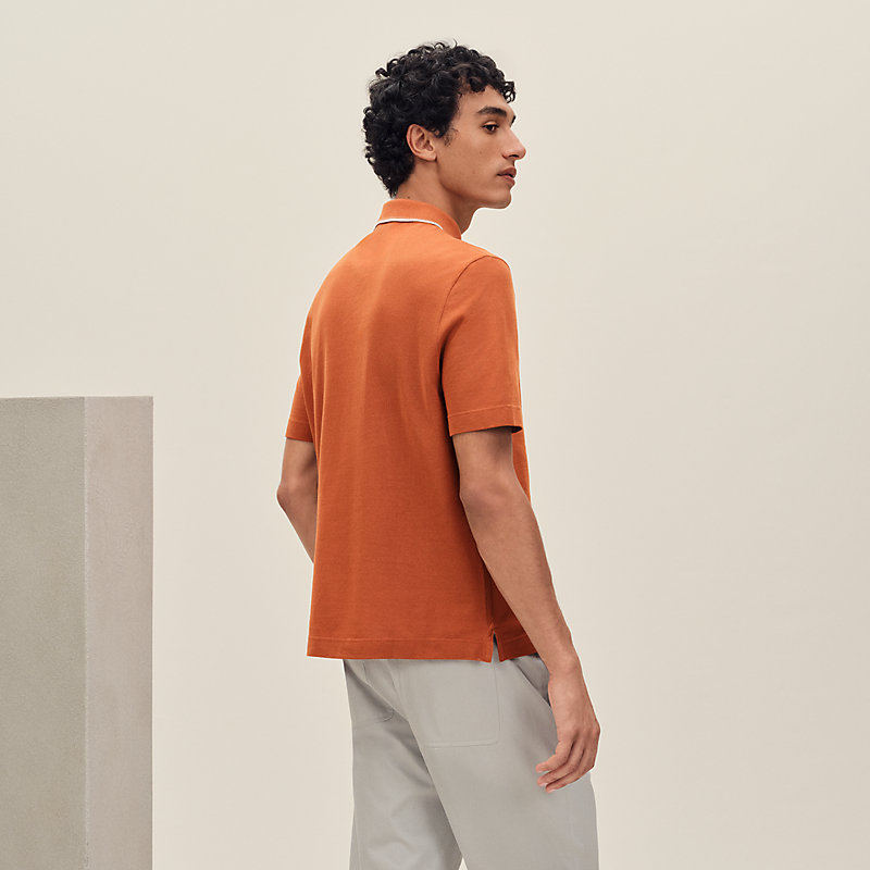 "Piqures sellier" polo shirt