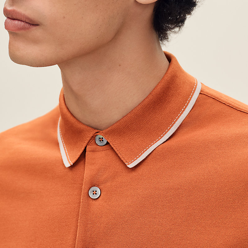"Piqures sellier" polo shirt