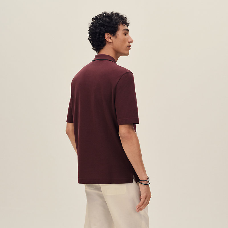 "Piqures sellier" polo shirt