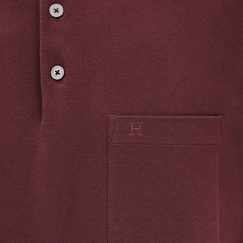 "Piqures sellier" polo shirt