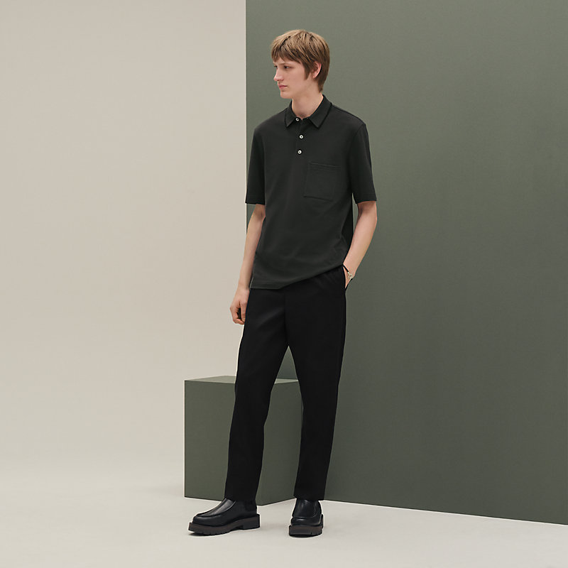 “Piqures sellier”Polo衫