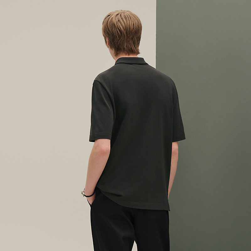 “Piqures sellier”Polo衫