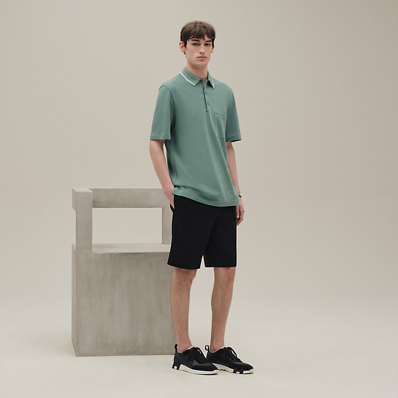 “Piqures sellier”Polo衫