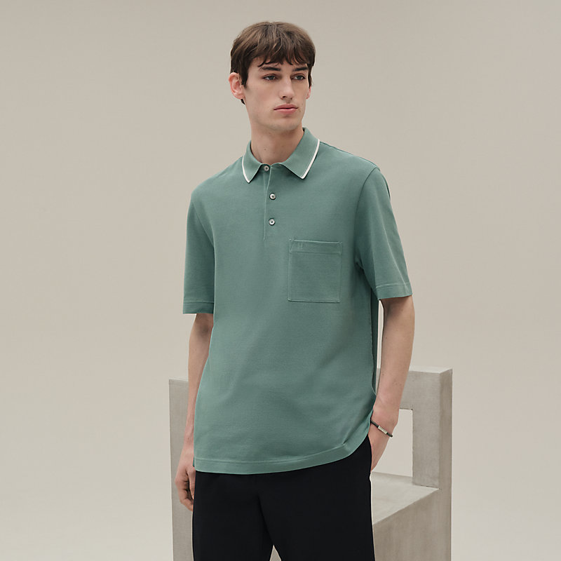 “Piqures sellier”Polo衫