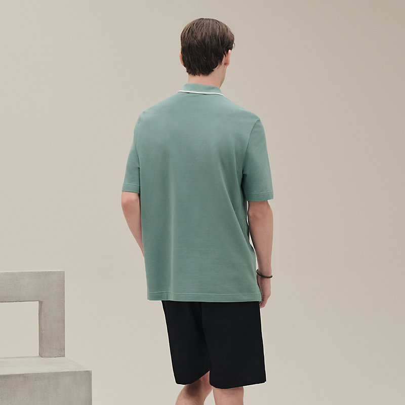 “Piqures sellier”Polo衫