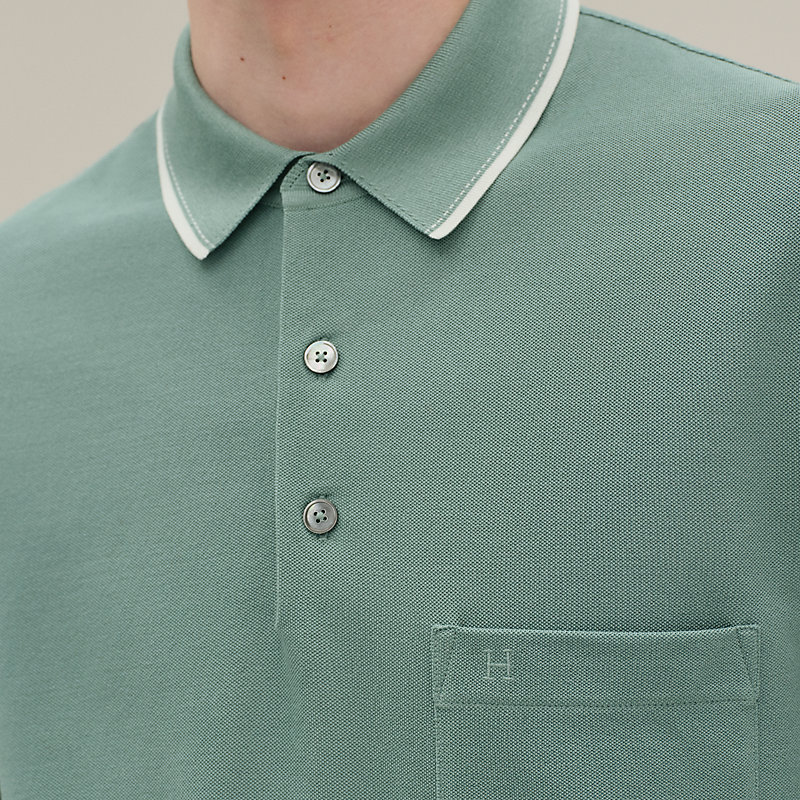 “Piqures sellier”Polo衫