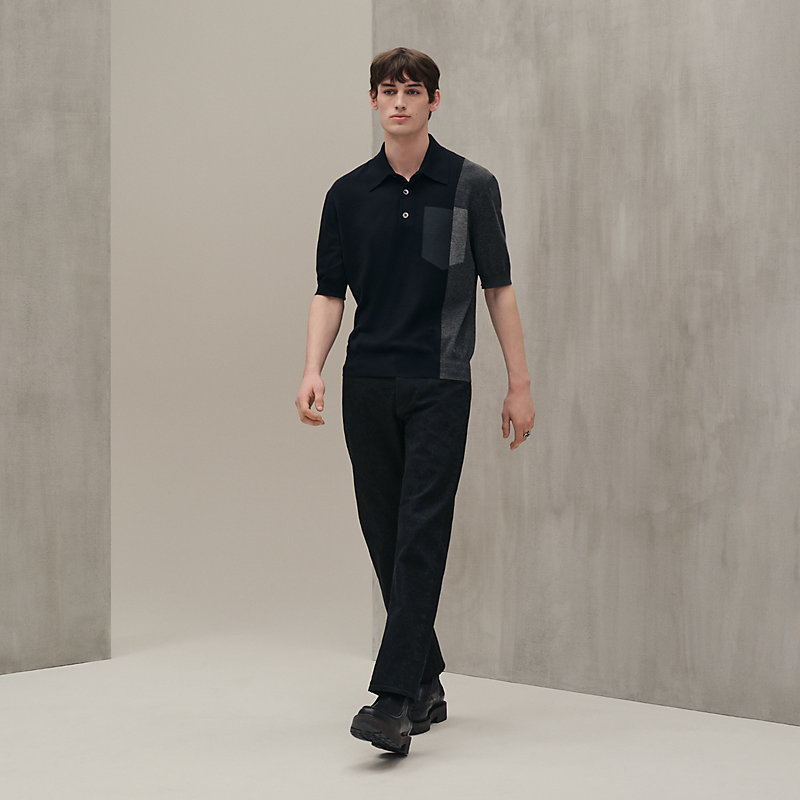 "Poche ombree" polo shirt