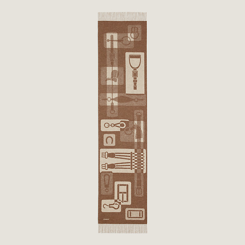 Pochoirs Equestres scarf