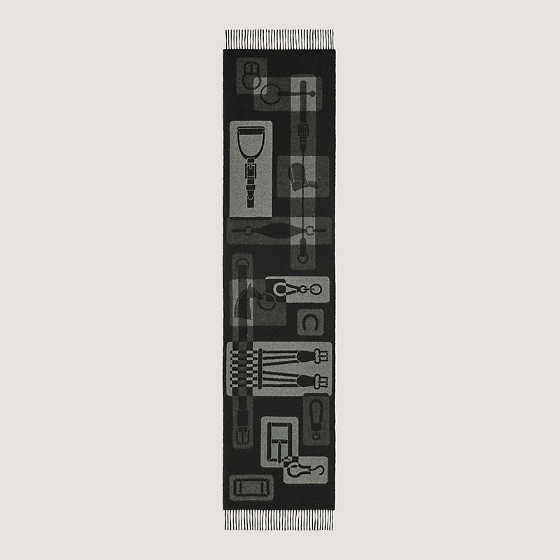 Pochoirs Equestres scarf