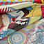 Pony Pit Stop double face scarf 90, view 5 of 5