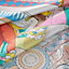 View: Detail, Pony Pit Stop double face scarf 90
