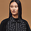 "Porte-Bonheur Bandana" mixed materials dress, View: Worn, worn, view 4 of 6