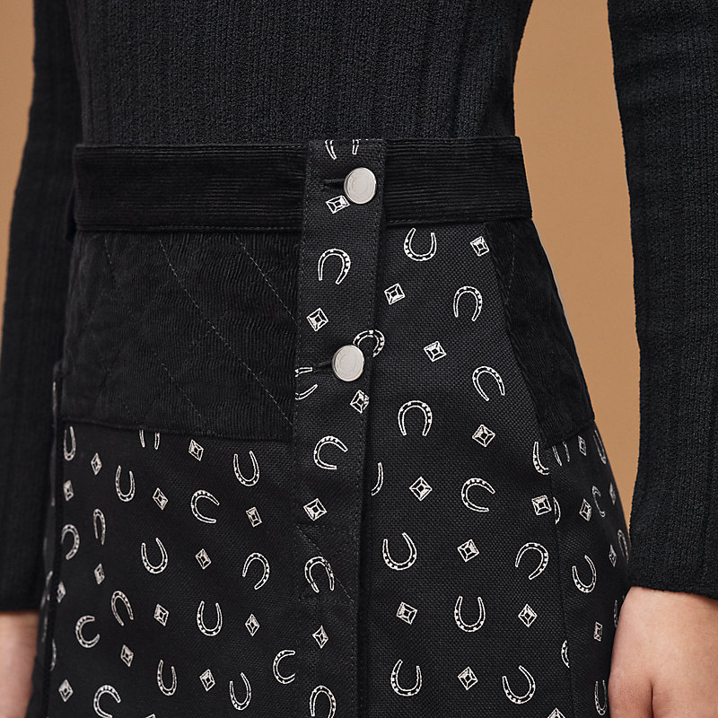 "Porte-Bonheur Bandana" straight skirt, View: , view 4 of 6