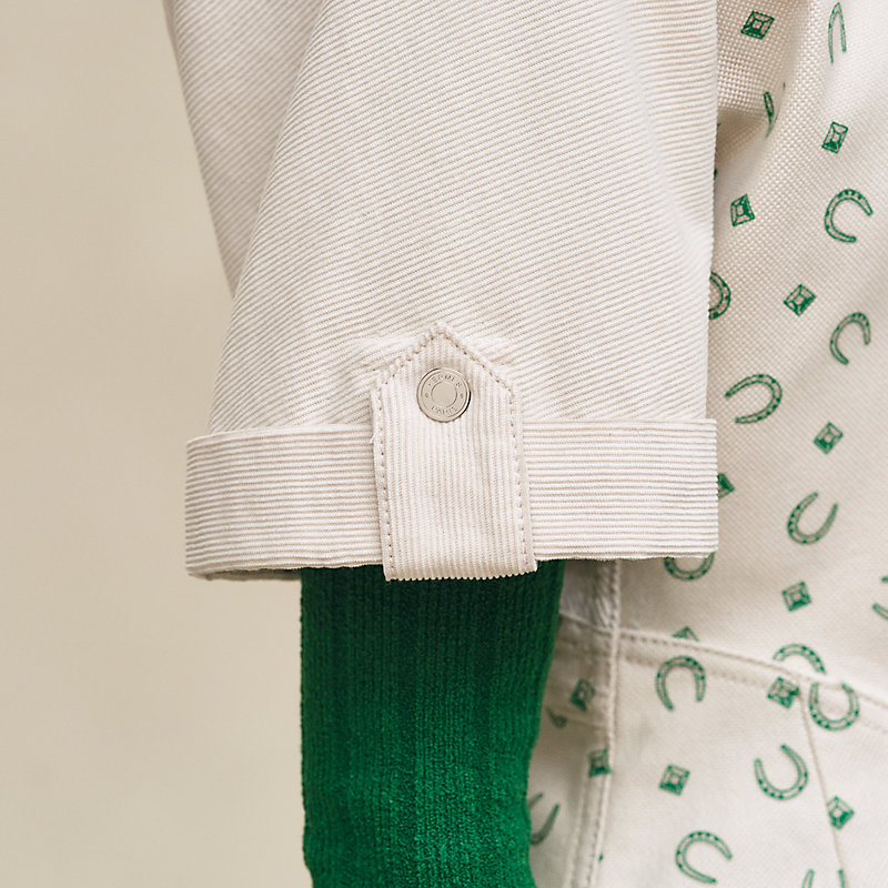 “Porte-Bonheur Bandana”混搭材质连衣裙, 视图: , 当前为第6张（共6张）
