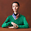 Portrait de Boucle scarf 45, View: Worn, worn, view 2 of 3