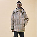 View: Worn, "Prince of Wales surligne" puffer coat