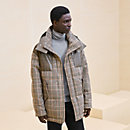 View: Worn, "Prince of Wales surligne" puffer coat